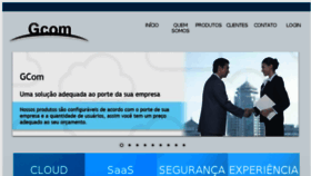 What Gcom.com.br website looked like in 2017 (8 years ago)