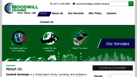 What Goodwillexchange.ae website looked like in 2017 (6 years ago)