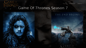 What Gameofthrones07.ws website looked like in 2017 (6 years ago)