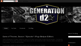 What Generationd20.com website looked like in 2017 (6 years ago)