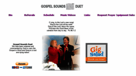What Gospelsoundsduet.com website looked like in 2017 (6 years ago)