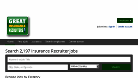 What Greatinsurancerecruiters.com website looked like in 2017 (6 years ago)