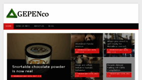 What Gepenco.com website looked like in 2017 (6 years ago)