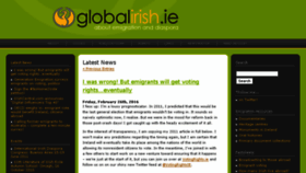 What Globalirish.ie website looked like in 2017 (6 years ago)