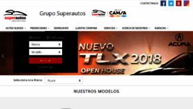 What Gruposuperautos.mx website looked like in 2017 (6 years ago)