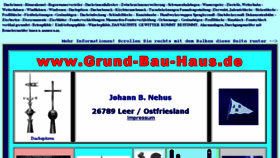 What Grund-bau-haus.de website looked like in 2017 (6 years ago)