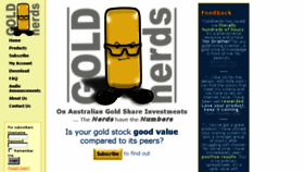 What Goldnerds.com website looked like in 2017 (6 years ago)