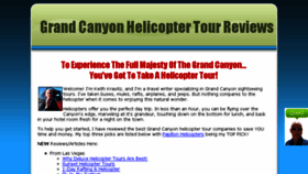 What Grandcanyonhelicoptertourreviews.com website looked like in 2017 (6 years ago)