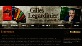 What Gilles-legardinier.com website looked like in 2017 (6 years ago)