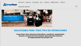 What Grupohasar.com website looked like in 2017 (6 years ago)