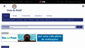 What Guiadobebe.com.br website looked like in 2017 (6 years ago)