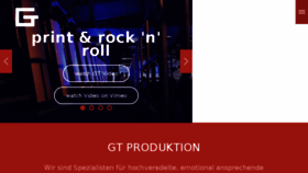 What Gt-produktion.de website looked like in 2017 (6 years ago)