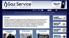 What Gazservice.fr website looked like in 2017 (6 years ago)
