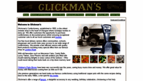 What Glickmans.co.uk website looked like in 2017 (6 years ago)