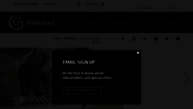 What Glidesoul.com website looked like in 2017 (6 years ago)