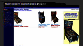 What Gameroomwarehouse.com website looked like in 2017 (6 years ago)