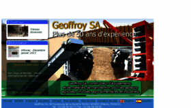 What Geoffroysa.com website looked like in 2017 (6 years ago)