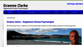 What Graemeclarkepsychologist.co.nz website looked like in 2017 (6 years ago)