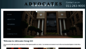 What Group621.co.za website looked like in 2017 (6 years ago)