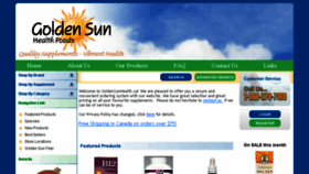What Goldensunhealth.ca website looked like in 2017 (6 years ago)