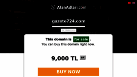 What Gazete724.com website looked like in 2017 (6 years ago)