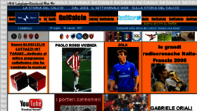 What Golcalcio.it website looked like in 2017 (6 years ago)