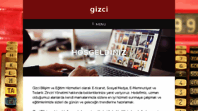 What Gizci.com website looked like in 2017 (6 years ago)