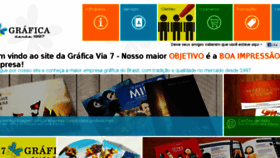 What Graficavia7.com.br website looked like in 2017 (6 years ago)