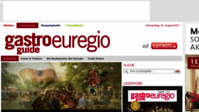 What Gastroguide-euregio.de website looked like in 2017 (6 years ago)
