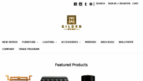 What Gildedhome.com website looked like in 2017 (6 years ago)