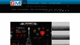 What Guitarandmusicinstitute.com website looked like in 2017 (6 years ago)