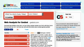 What Gesbot.com.cutestat.com website looked like in 2017 (6 years ago)