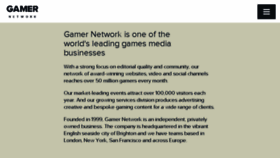 What Gamer.network website looked like in 2017 (6 years ago)