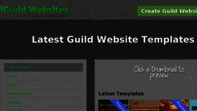 What Guildtemplates.com website looked like in 2017 (6 years ago)