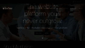What Getlivesite.com website looked like in 2017 (6 years ago)