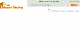 What Gourmettakeaway.ca website looked like in 2017 (6 years ago)