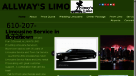 What Got2limo.com website looked like in 2017 (6 years ago)