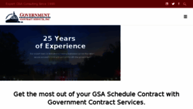 What Govconsvcs.com website looked like in 2017 (6 years ago)