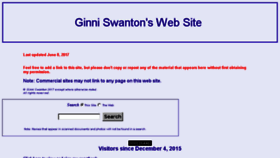 What Ginnisw.com website looked like in 2017 (6 years ago)