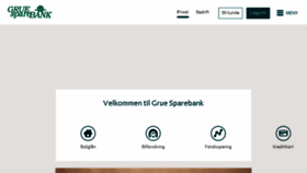 What Gruesparebank.no website looked like in 2017 (6 years ago)