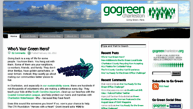 What Gogreencharleston.org website looked like in 2017 (6 years ago)