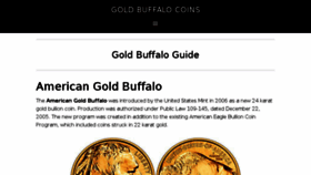 What Goldbuffaloguide.com website looked like in 2017 (6 years ago)