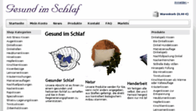 What Gesund-im-schlaf.de website looked like in 2017 (6 years ago)