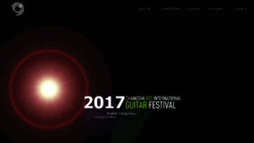 What Guitarfield.org website looked like in 2017 (6 years ago)