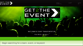 What Get2theevent.com website looked like in 2017 (6 years ago)