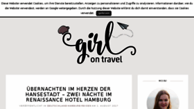 What Girlontravel.de website looked like in 2017 (6 years ago)