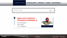 What Genay.automsa.fr website looked like in 2017 (6 years ago)