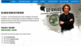What Go-ahead-wettbewerb.de website looked like in 2017 (6 years ago)