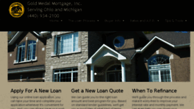 What Goldmedalmortgageinc.com website looked like in 2017 (6 years ago)