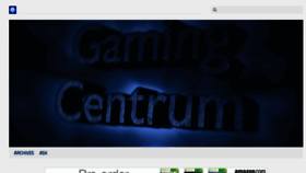 What Gamingcentrum.com website looked like in 2017 (8 years ago)